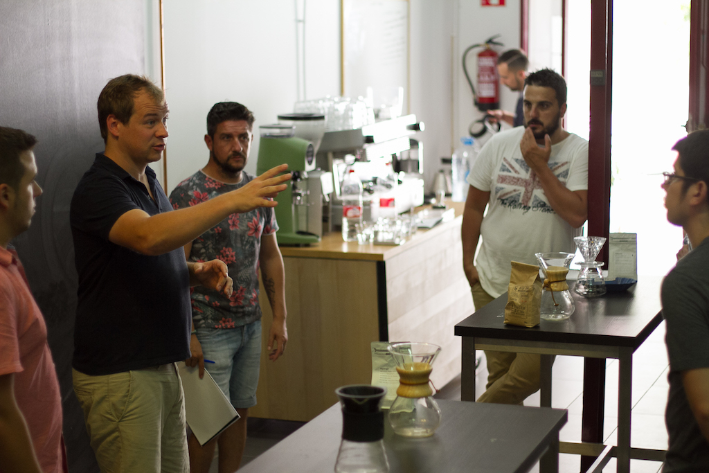 Workshop Barista Profesional SCAE en Estudio de Café Barcelona