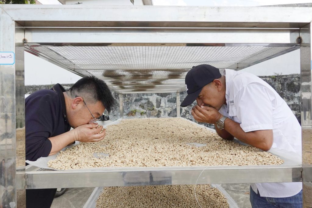 Café de especialidad en Yunnan China con fermentación controlada